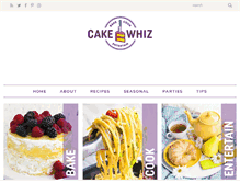 Tablet Screenshot of cakewhiz.com